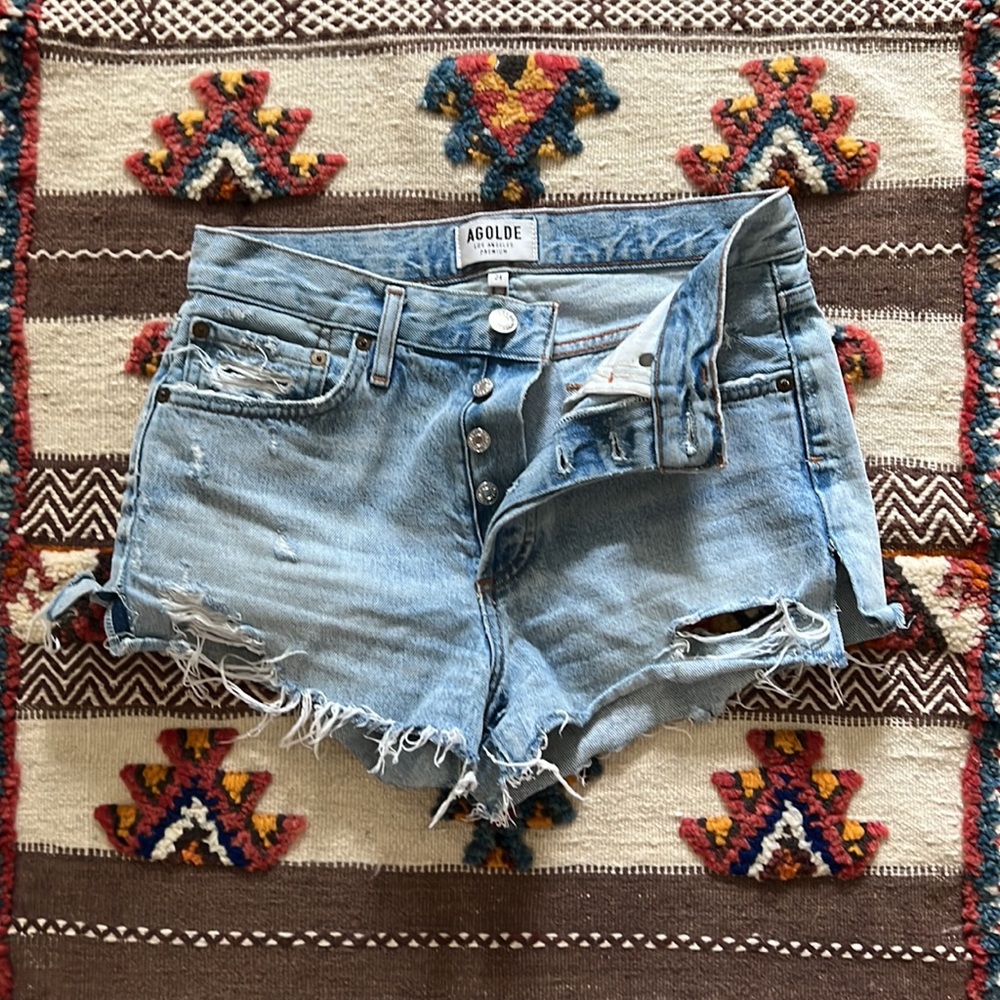 AGOLDE denim shorts